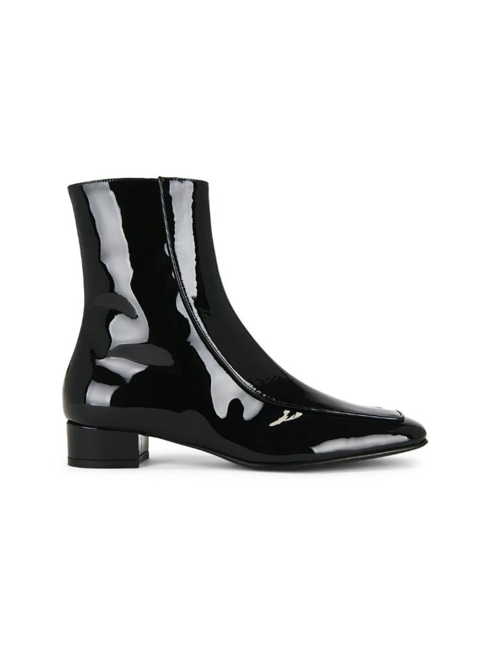 HERBERT LEVINE Shadow Ban 30 Patent Boots Black